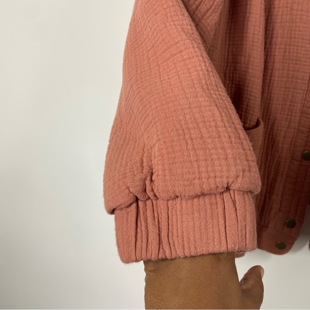 Universal Thread Jacket Bomber Snap Front Pocket … - image 3